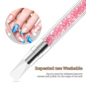 5 Pcs Dual-Tipped Silicone Nail Art Pens – Sculpting & Drawing Tools