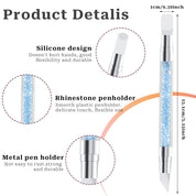 5 Pcs Dual-Tipped Silicone Nail Art Pens – Sculpting & Drawing Tools