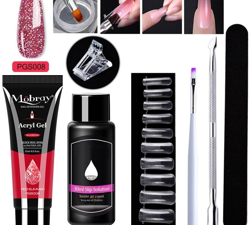 Poly Gel Nail Extension Kit