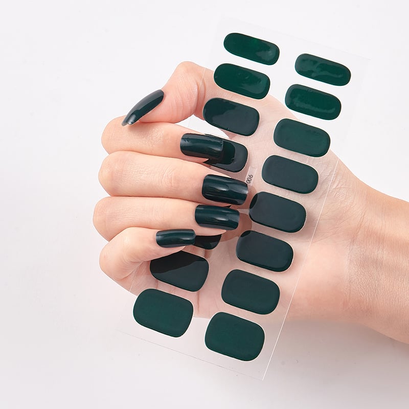 💅SEMICURED UV GEL NAIL STICKERS KIT