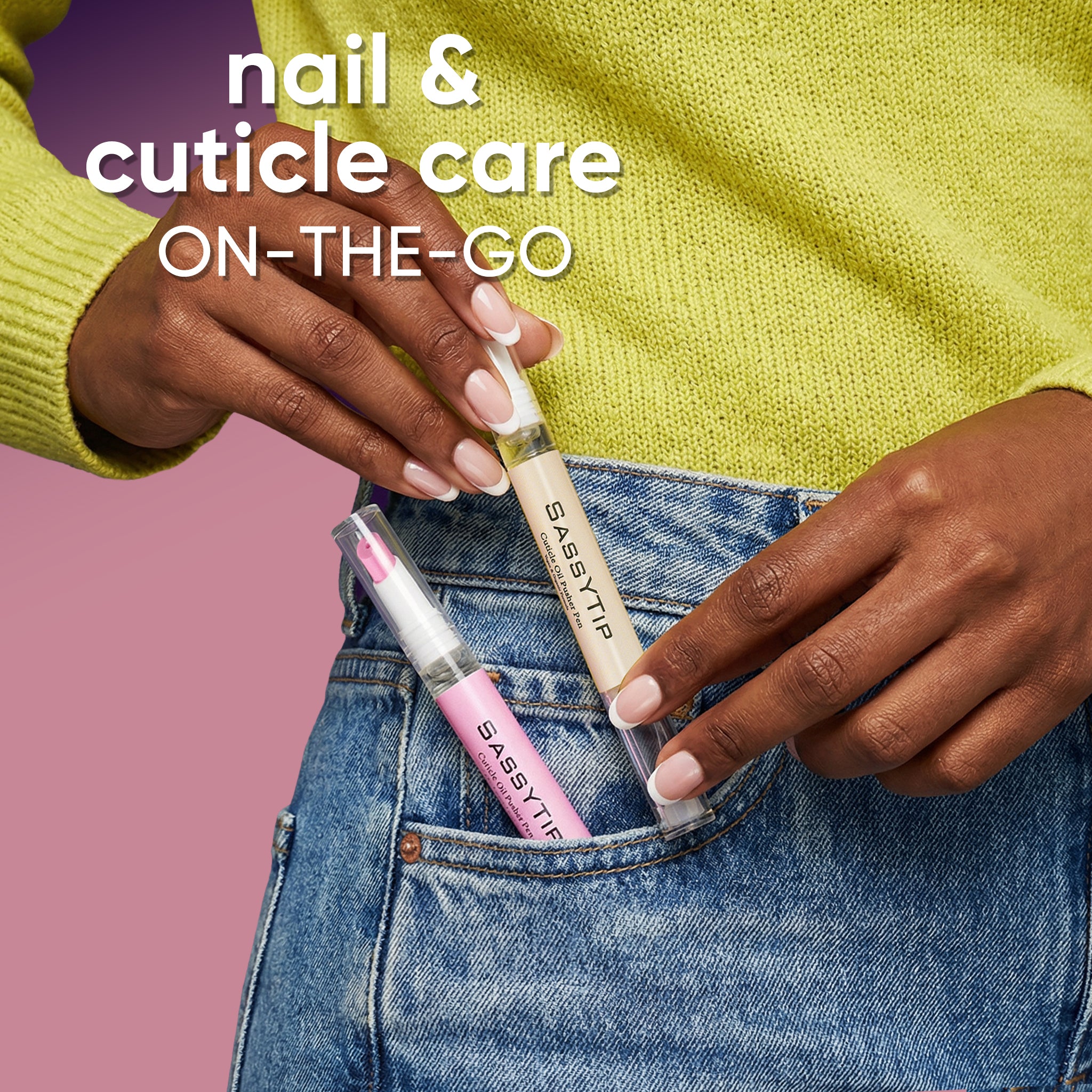 SassyTip Cuticle Pusher Pen 3.0, Fragrance Free