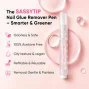 Vegan Nail Glue Remover Pen, 6.5ml