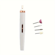 Portable Electric Nail File Kit - Rechargeable Manicure & Pedicure Set with Multiple Attachments for Home & Salon Use
