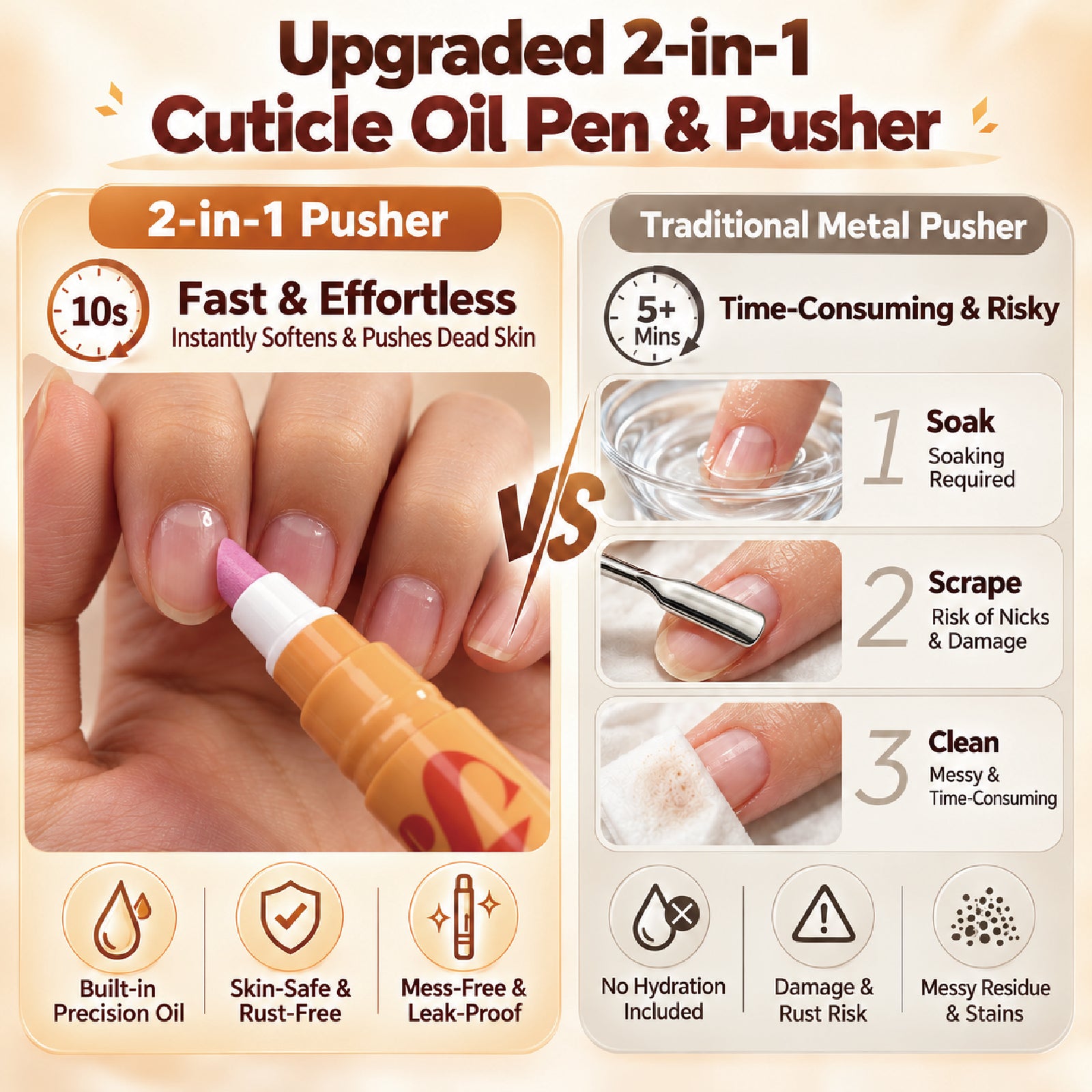 SassyTip Cuticle Oil Pusher Pen 4.0, 4ml
