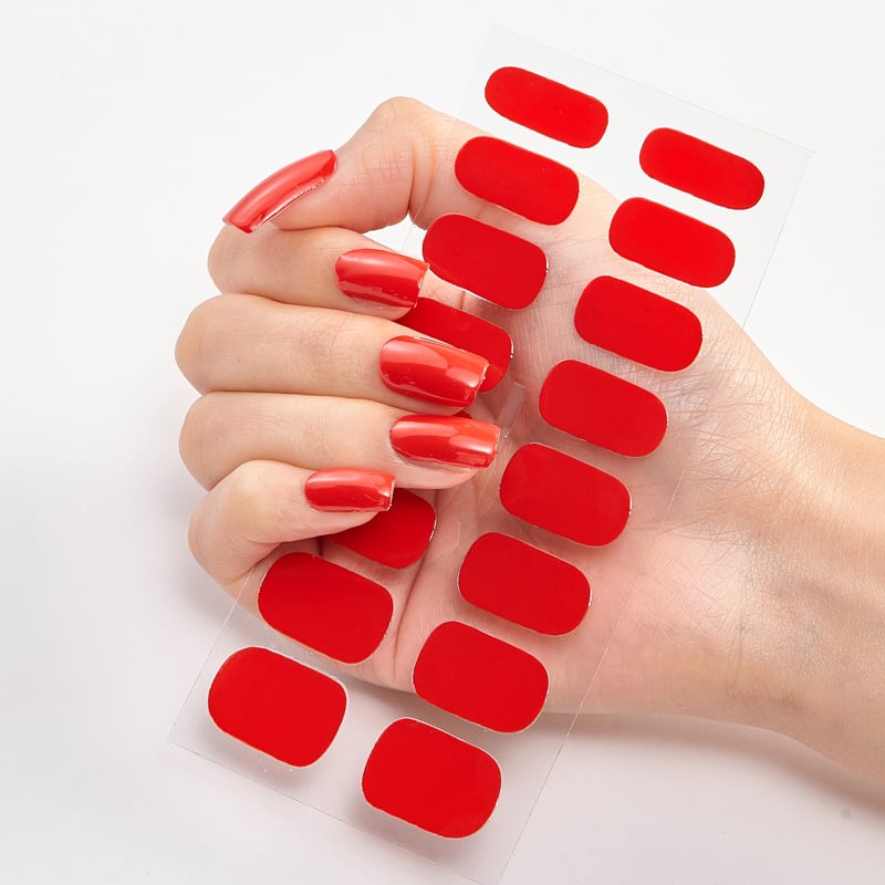 💅SEMICURED UV GEL NAIL STICKERS KIT