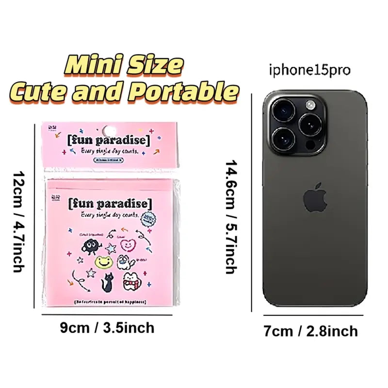 🎀 2-in-1 Sticker Book Bonanza | 48 Sheets, 3200+ Pcs Cute Mini Deco Stickers