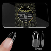 600pcs Half-Matte Seamless Nail Tips Set – Natural Fit, Premium Press-On Perfection