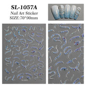 “Lucky Serpent” Vintage Luxe Nail Stickers