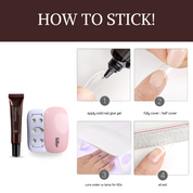 Nails Travel Set, Stick and Remove!