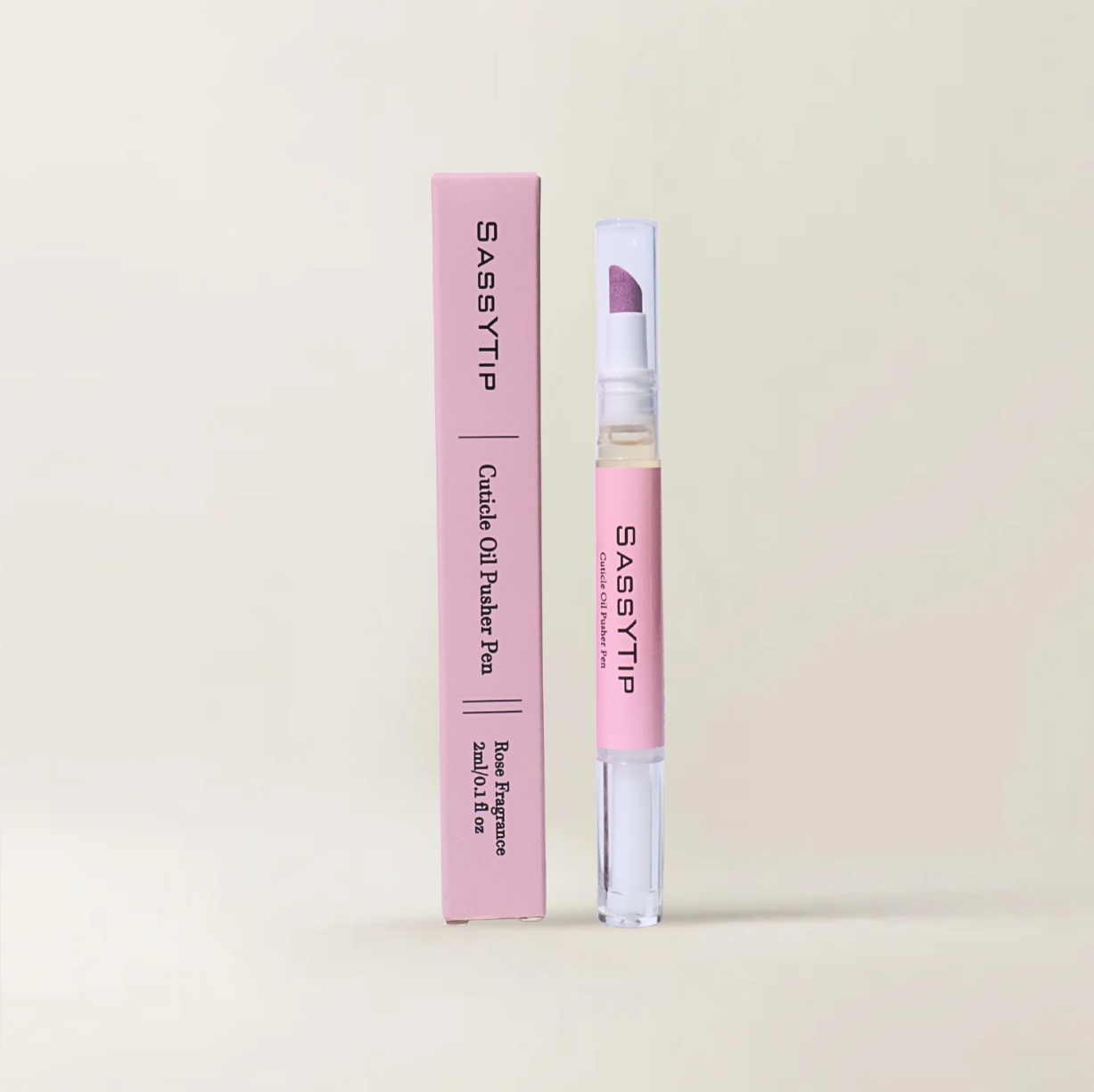 SassyTip Cuticle Pusher Pen 2.0, Rose
