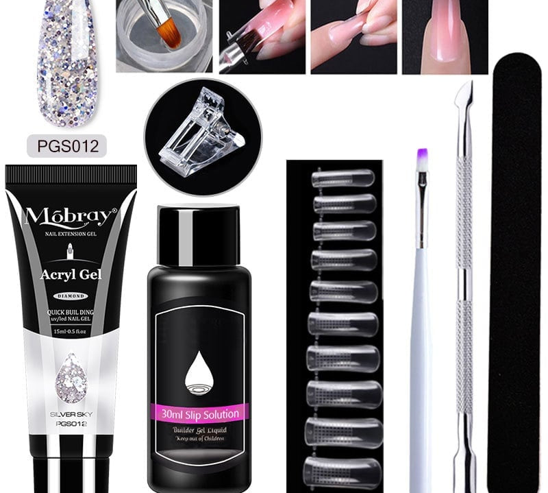 Poly Gel Nail Extension Kit