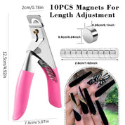 Stainless Steel U‑Shaped Nail Clipper – Professional Manicure Tool