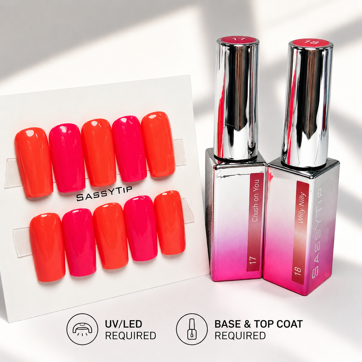 2 PCs Nail Gel Polish Set