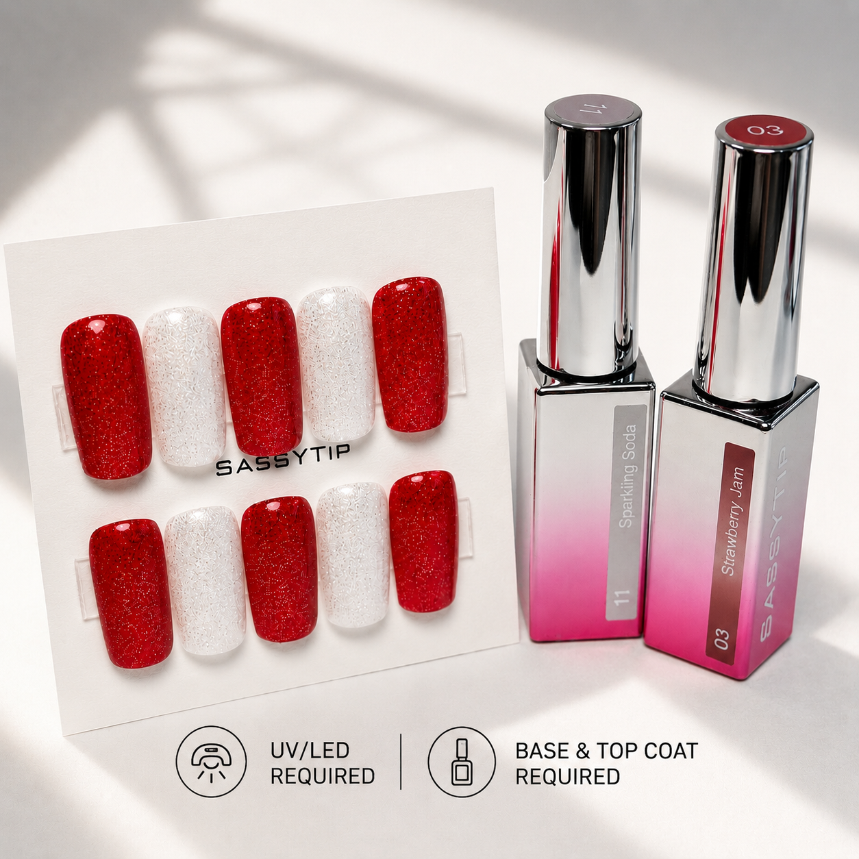 2 PCs Nail Gel Polish Set