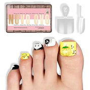 NOVO OVO 300Pcs Soft Gel Toe Nail Tips – Full Kit
