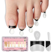NOVO OVO 300Pcs Soft Gel Toe Nail Tips – Full Kit