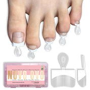NOVO OVO 300Pcs Soft Gel Toe Nail Tips – Full Kit