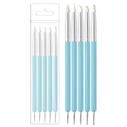 Dual-Ended Nail Silicone Pen｜5-Piece Set for Rhinestone & Painting