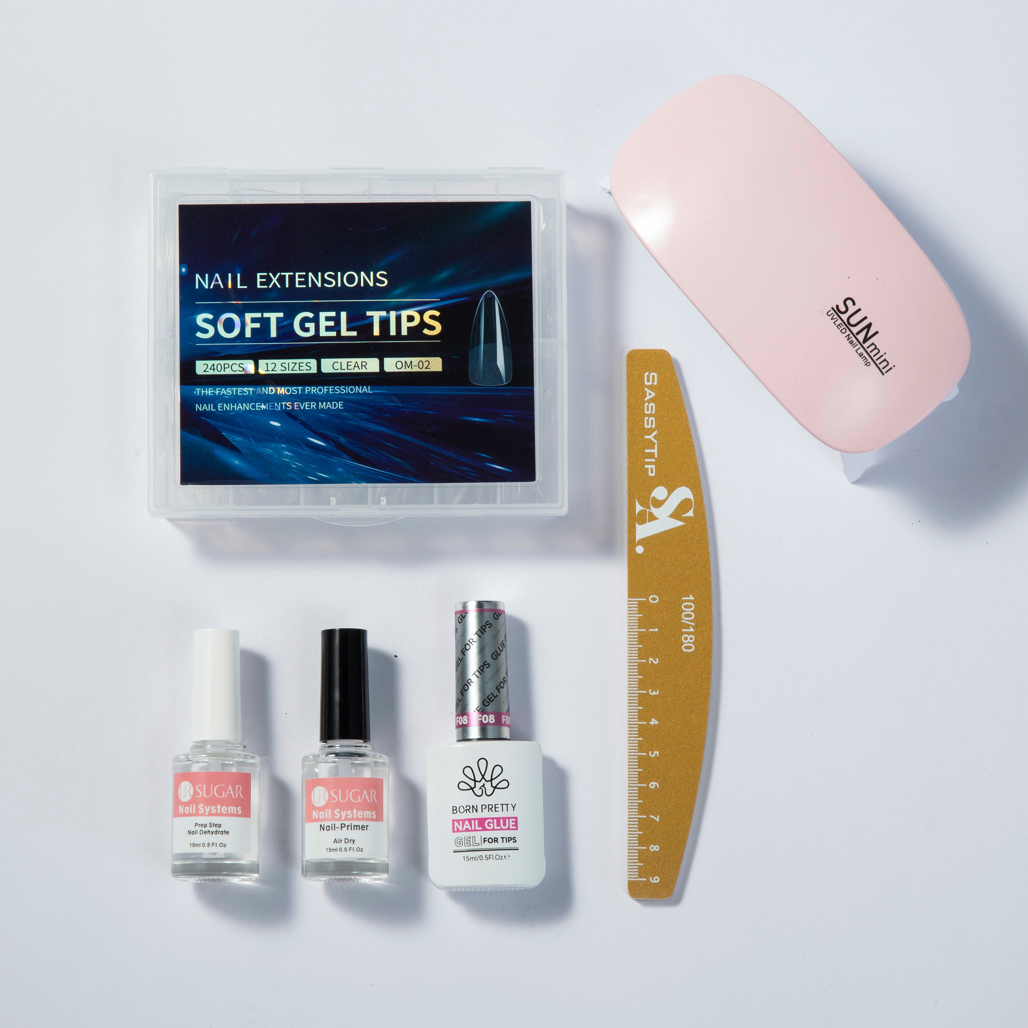 Kit de extensión de uñas Gel-X 6 en 1 — Uñas de salón en casa 