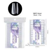 4th Gen Thin Dog Trapezoid Nail Tips - T-Shape No-File Glueless Press-On Nails