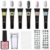 Nail Art Clear Silicone Stamper Set