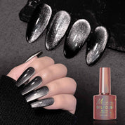 Black Crystal Cat Eye Gel - Dark Fairy Nail Polish
