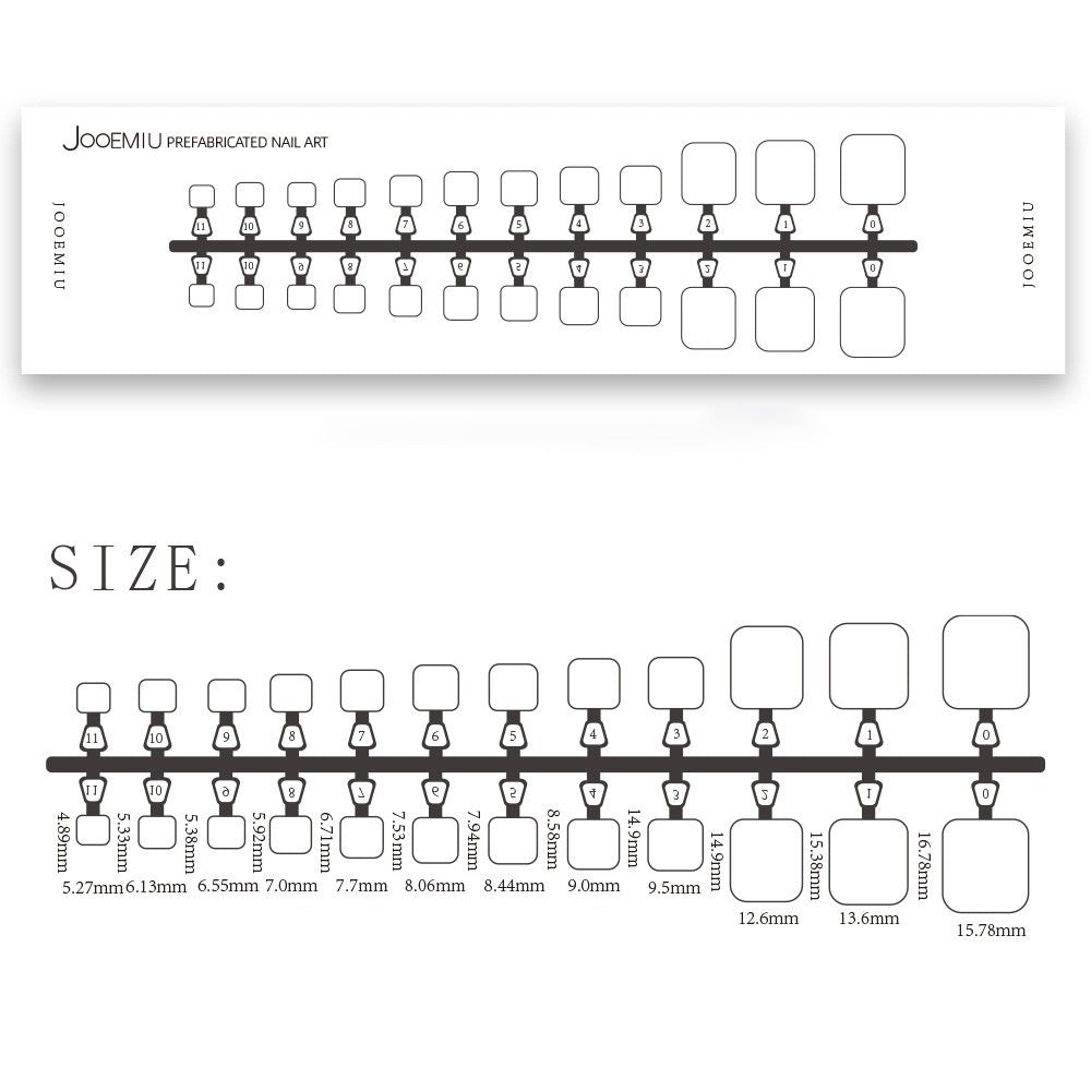 Electroplated Toenail Set – Pre-sized S/M/L