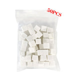 Mini Tofu Block Patting Gel Sponge Nail Tool - For Gradient, Blur & Blush Nails | Metal Gripping Clamp (Nail-Specific)
