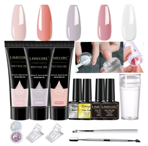 Nail Art Clear Silicone Stamper Set