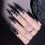 Black Crystal Cat Eye Gel - Dark Fairy Nail Polish