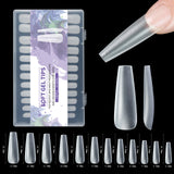 4th Gen Thin Dog Trapezoid Nail Tips - T-Shape No-File Glueless Press-On Nails
