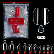 500-Piece Natural Toenail Press-On Set | Salon-Quality Fake Toenails for Effortless Pedicures