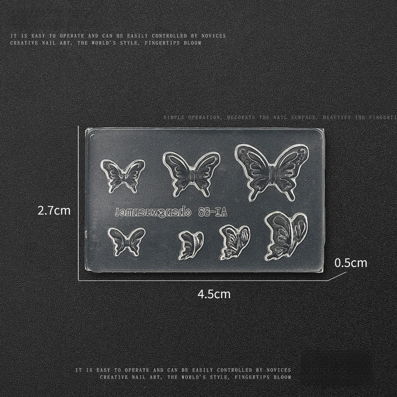 3D Nail Art Silicone Molds Set | Create Fairy-Style Embossed Nails Effortlessly