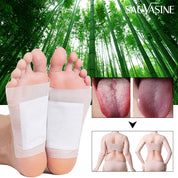 SAUVASINE Bamboo Charcoal Foot Patches – Detox & Revitalize Your Feet with Natural Care