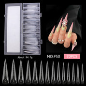 120PCS Multi-Size Nail Extension Tips Set