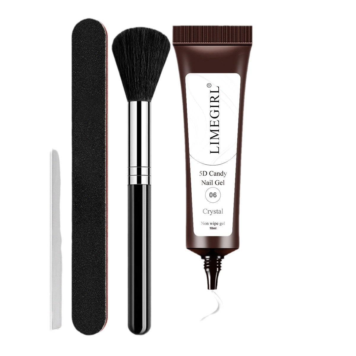 5D 3D Candy Gel | Solid Nail Polish Gel | Clear Sculpting 3D Gel