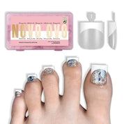 NOVO OVO 300Pcs Soft Gel Toe Nail Tips – Full Kit