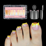 NOVO OVO 300Pcs Soft Gel Toe Nail Tips – Full Kit