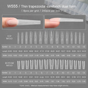 Sandwich Nail Extensions-Dual Forms