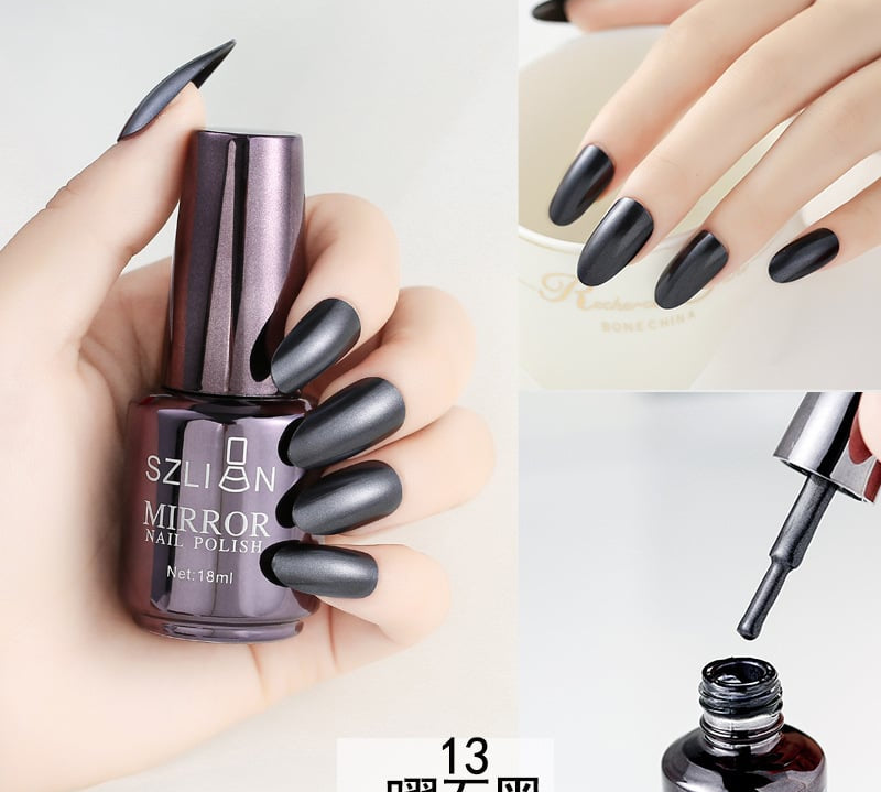 💎Esmalte de uñas efecto espejo💅🏻✨