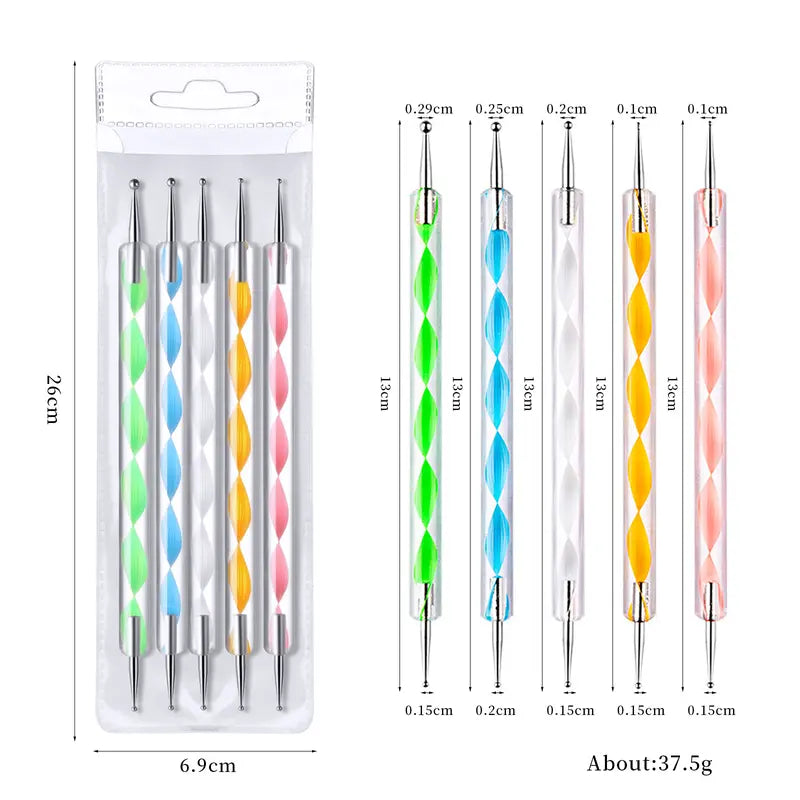 Nail Artist-Recommended DIY Brush Set – 11Pcs Complete Kit