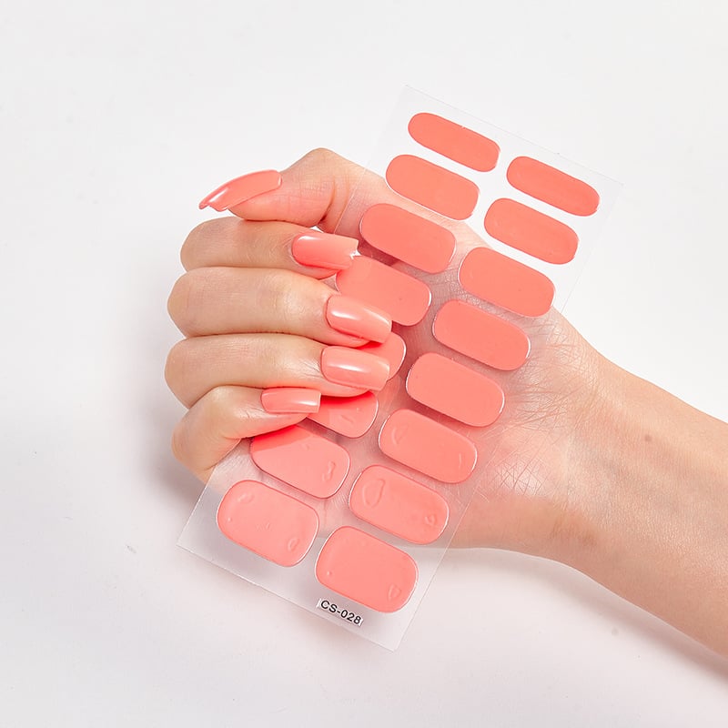 💅SEMICURED UV GEL NAIL STICKERS KIT