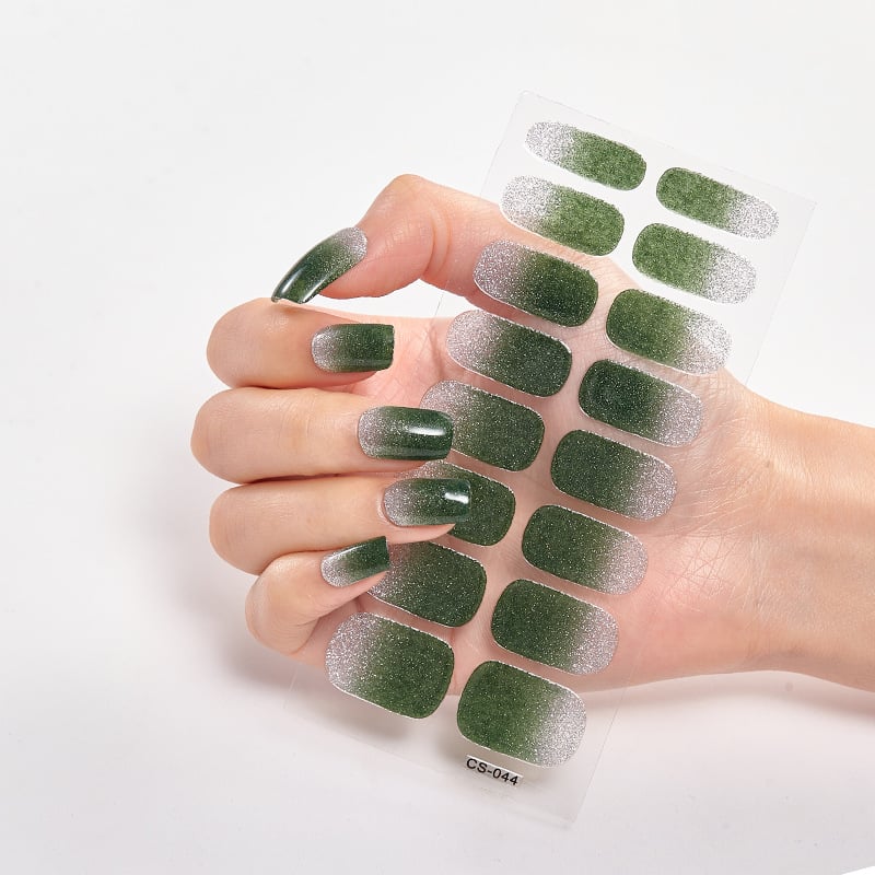 💅SEMICURED UV GEL NAIL STICKERS KIT