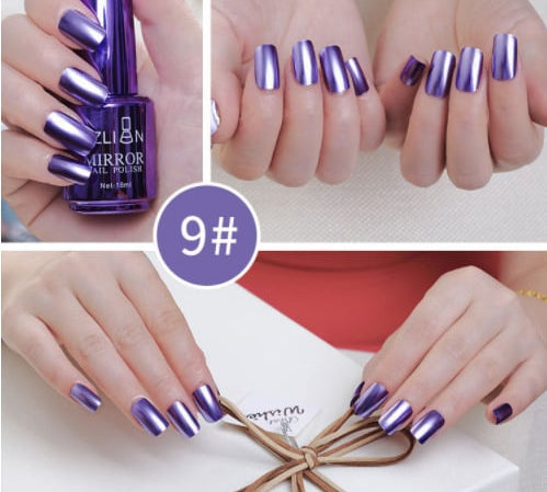 💎Esmalte de uñas efecto espejo💅🏻✨