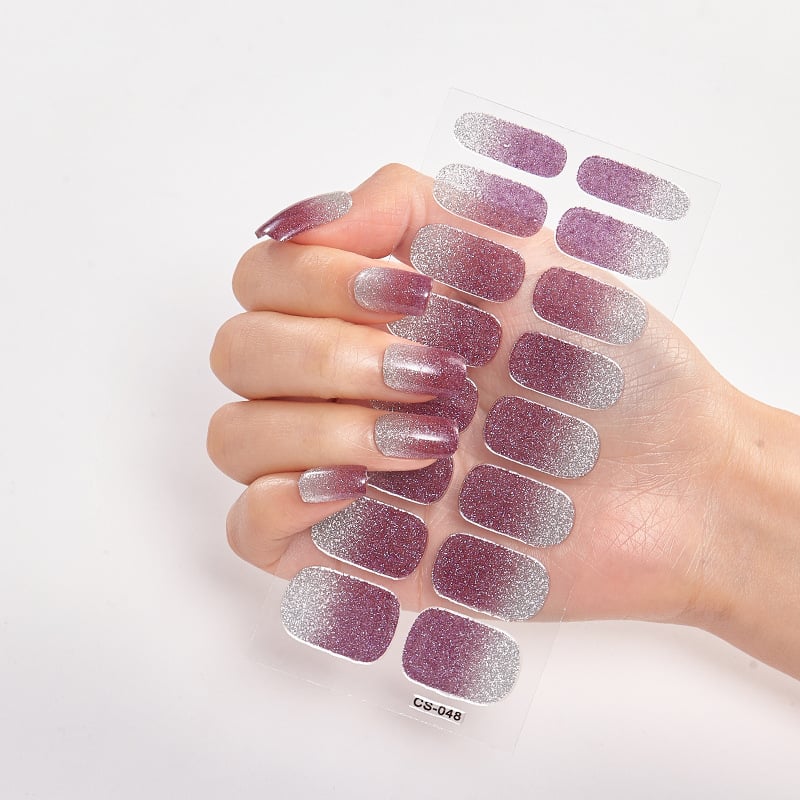 💅SEMICURED UV GEL NAIL STICKERS KIT