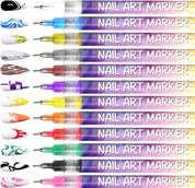 🎨12 Colors Nail Art Pens Set