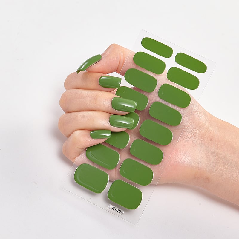 💅SEMICURED UV GEL NAIL STICKERS KIT