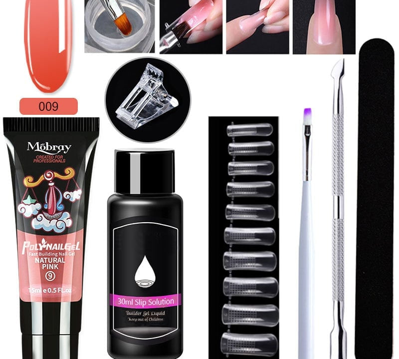 Poly Gel Nail Extension Kit