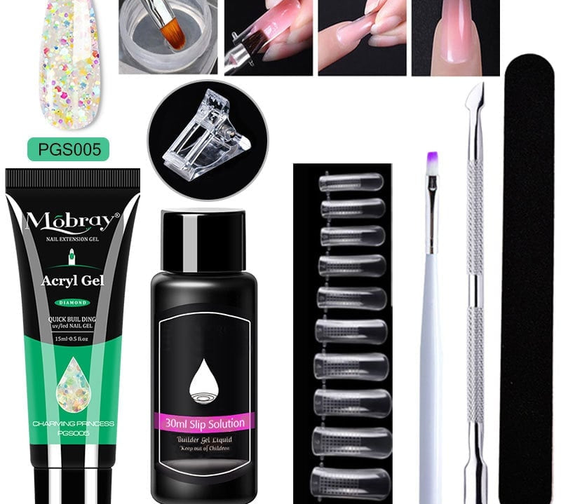 Poly Gel Nail Extension Kit