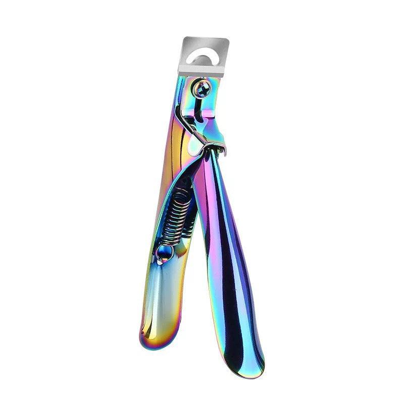 🎄 Christmas Special: 50% Off (Limited Time!)-U-Shape Nail Scissors - French Tip & False Nail Clipper for Precise Manicure
